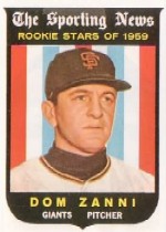 1959 Topps Baseball Cards      145     Dom Zanni RS RC